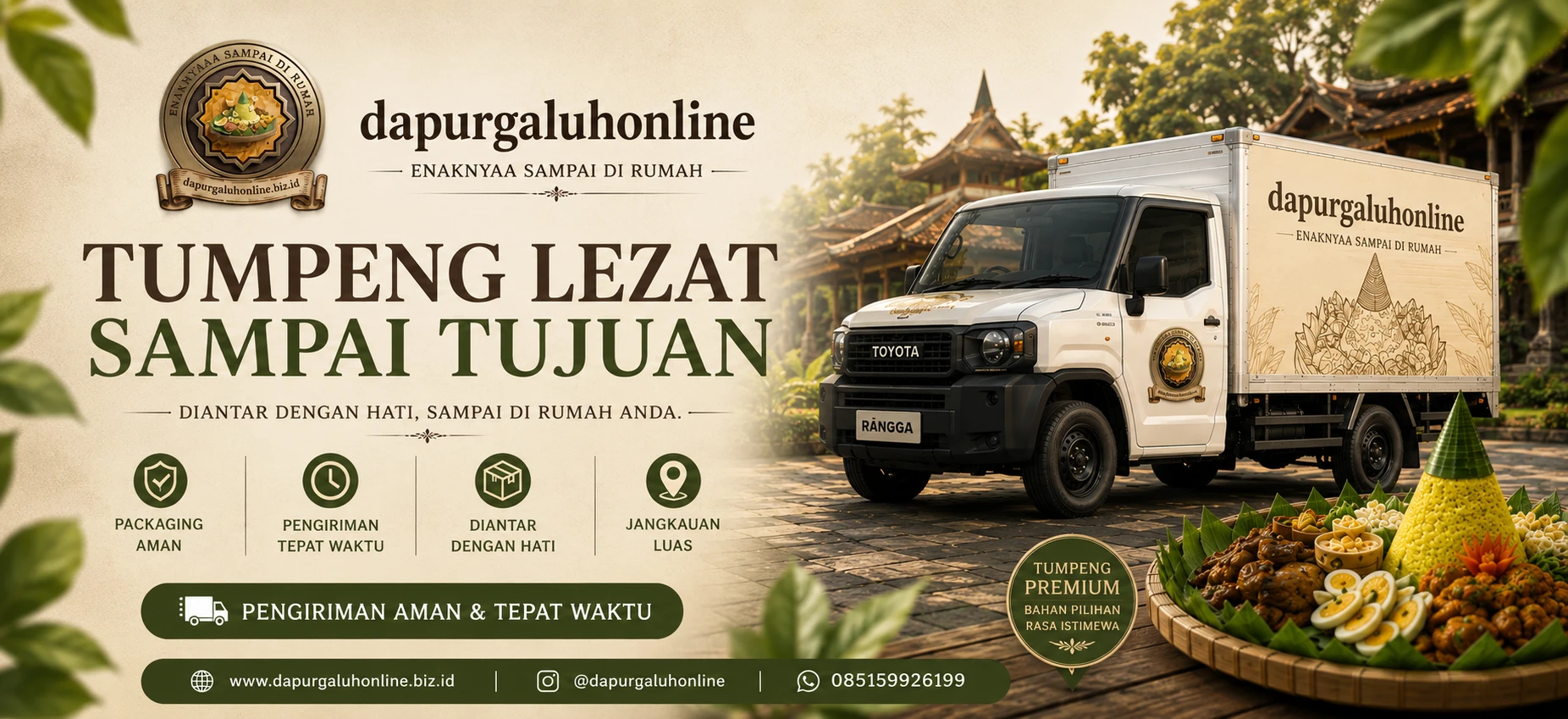 Layanan Katering tumpeng untuk acara seremonial dan formal anda
