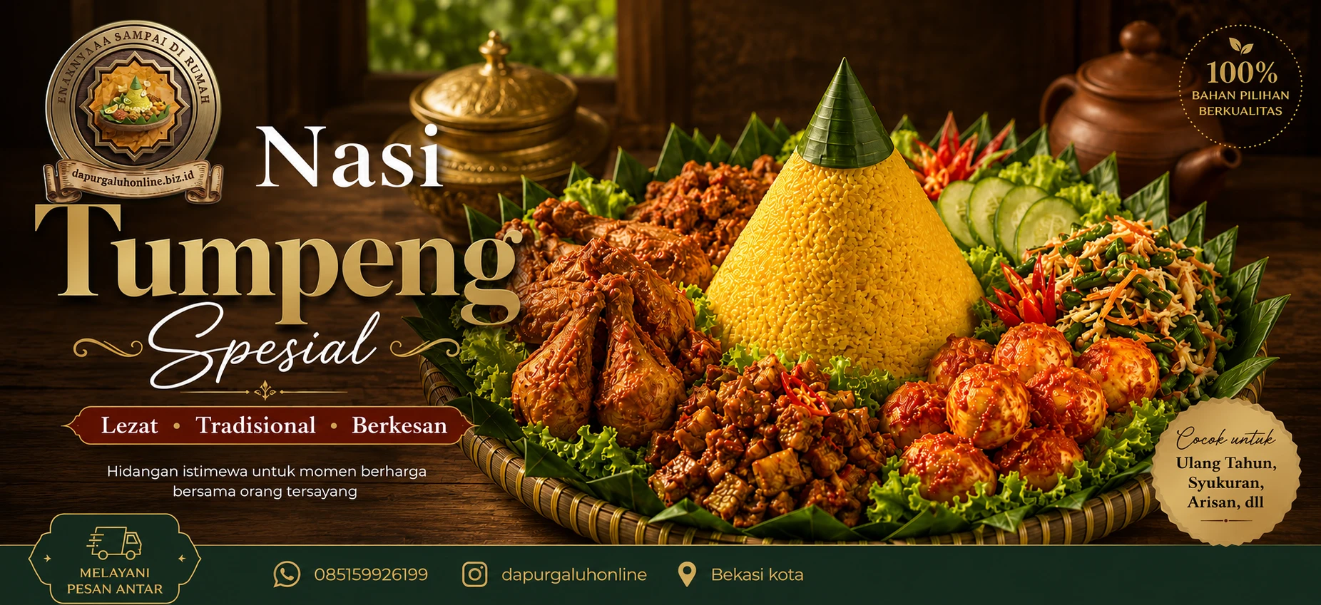 Pesan Nasi Tumpeng Premium di Bekasi