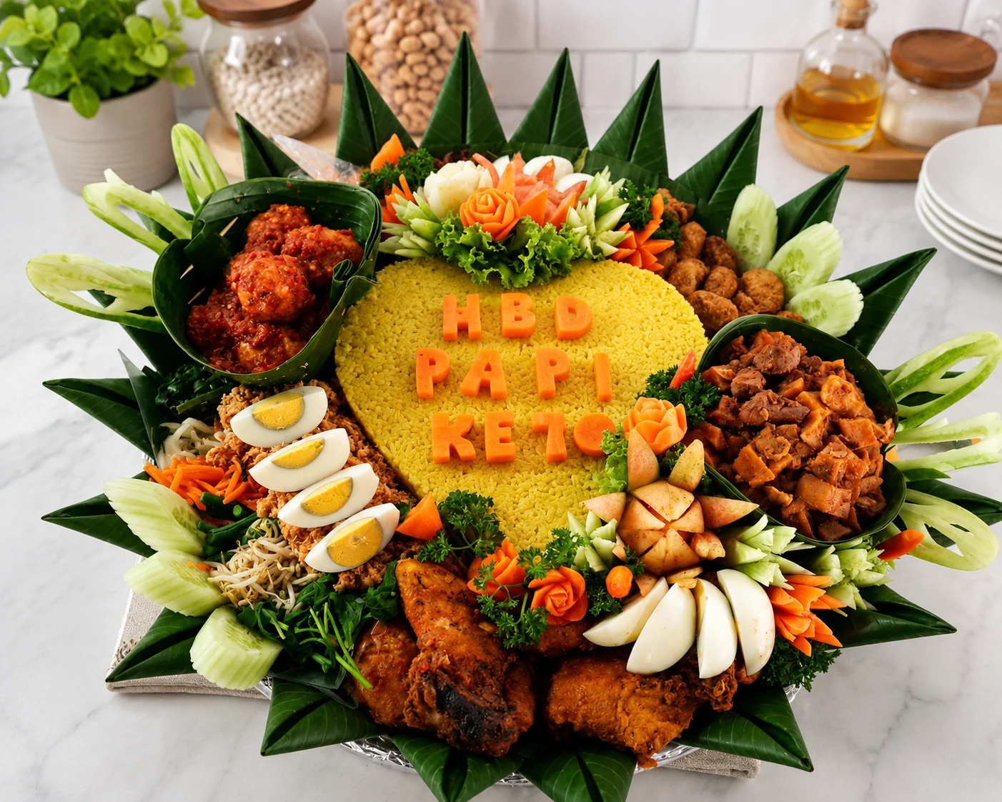nasi tumpeng ulang tahun